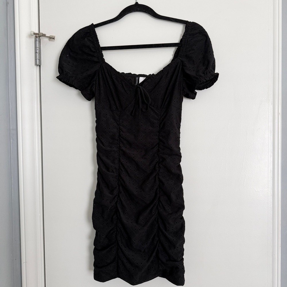 H&M Body Con Dress Black - Small